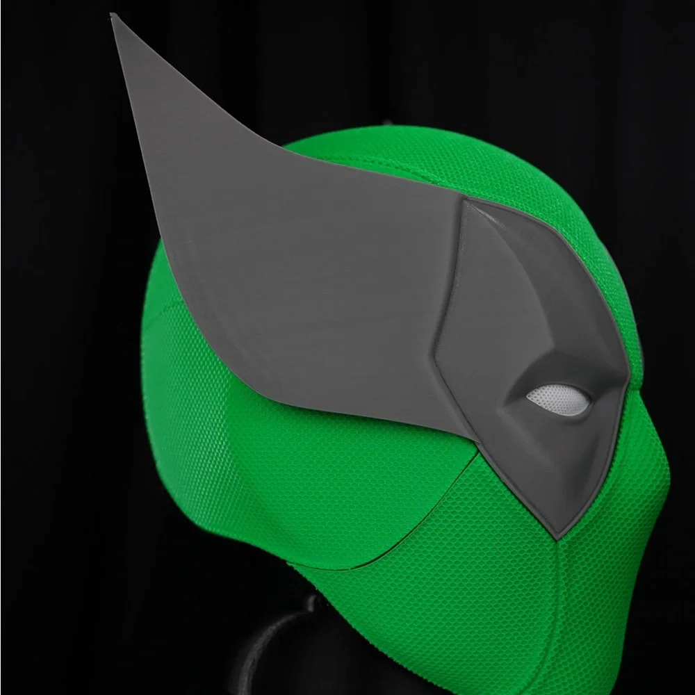 Kelly Green Deadpool Helmet (Full Size & Wearable)